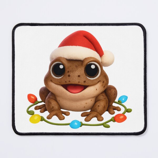 Item preview, Merry African Tree Toad Christmas designed and sold by Sillytoe.
