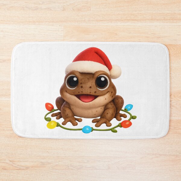 Item preview, Merry African Tree Toad Christmas designed and sold by Sillytoe.