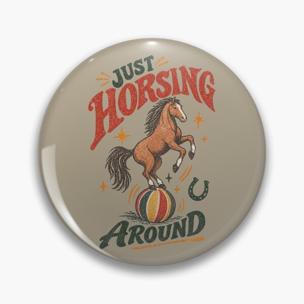 Item preview, Just Horsing Around – Funny Horse Pun, Vintage Circus Design designed and sold by Douglystuff.