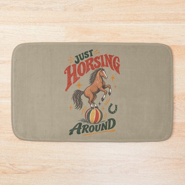 Item preview, Just Horsing Around – Funny Horse Pun, Vintage Circus Design designed and sold by Douglystuff.