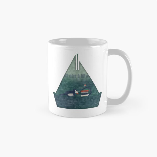 Item preview, Otter Reading on a Boat, Cozy Book Lover Art designed and sold by Pagetide.