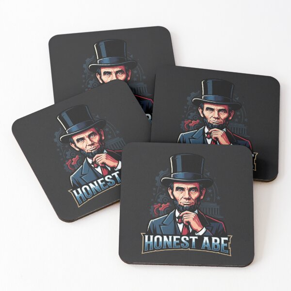 Item preview, Abraham Lincoln Honest Abe Retro Portrait Illustration    designed and sold by Owcomm.