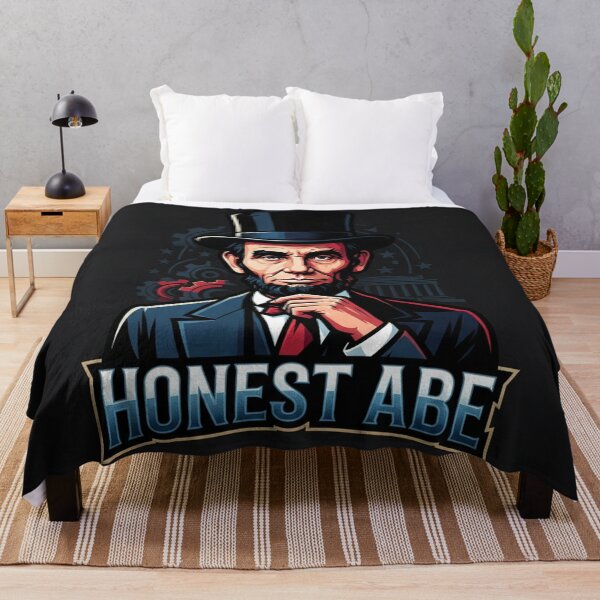 Item preview, Abraham Lincoln Honest Abe Retro Portrait Illustration designed and sold by Owcomm.