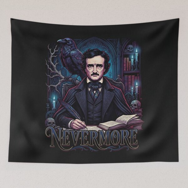 Item preview, Edgar Allan Poe Nevermore Raven Gothic Literature designed and sold by Owcomm.