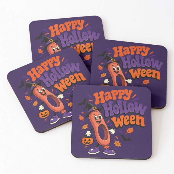 Item preview, Happy Hollow Ween -  Funny Halloween Sausage Pun designed and sold by Douglystuff.