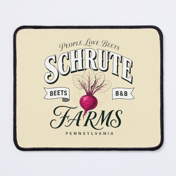 Item preview, Schrute Farms Bed And Breakfast Beets Pennsylvania Parody designed and sold by FabbArtPrints.