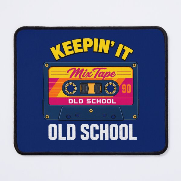 Item preview, Keepin It Old School Retro Cassette Mixtape 80s 90s Audio designed and sold by FabbArtPrints.