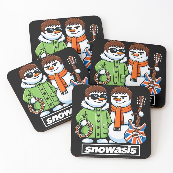 Item preview, Snowasis T-Shirt | Funny Britpop Snowman Parody Tee | Winter Music Fan Gift designed and sold by GarnerSupplyCo.