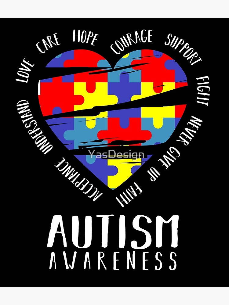 Yasdesign Autism Awareness T-Shirt Yasdesign Autism Awareness T-Shirt