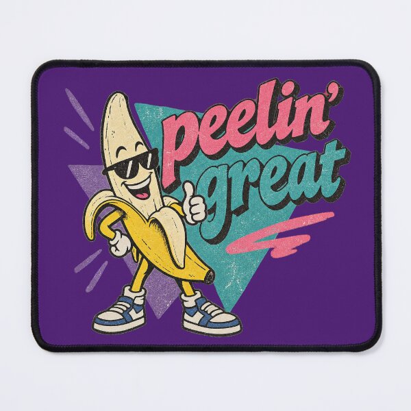 Item preview, Peelin' Great – 90s Retro Funny Banana Pun designed and sold by Douglystuff.