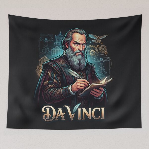 Item preview, Leonardo da Vinci Renaissance Genius Inventor Portrait    designed and sold by Owcomm.