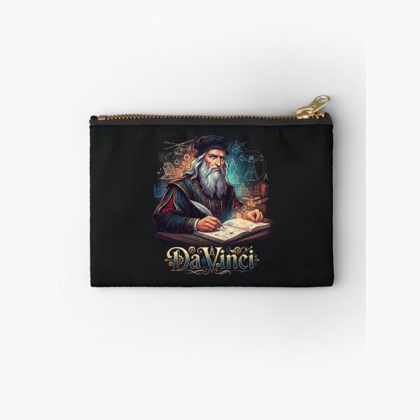 Item preview, Leonardo da Vinci Renaissance Genius Inventor Sketchbook Portrait    designed and sold by Owcomm.
