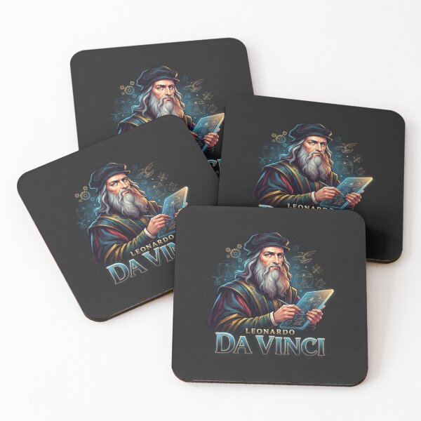Item preview, Leonardo Da Vinci Renaissance Genius Historical Portrait designed and sold by Owcomm.