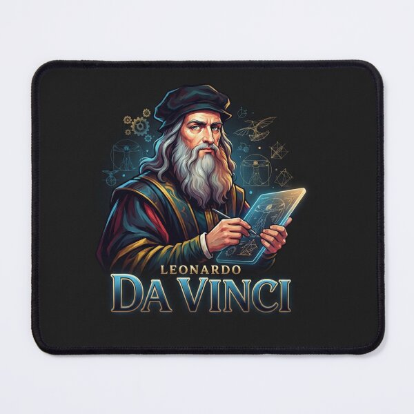 Item preview, Leonardo Da Vinci Renaissance Genius Historical Portrait designed and sold by Owcomm.