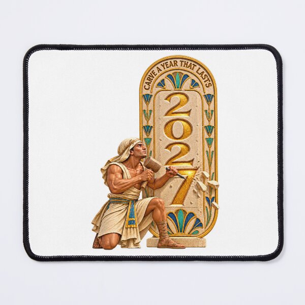 Item preview, Ancient Egyptian Year Carver – New Year 2027 designed and sold by RAX Mirth Studio.