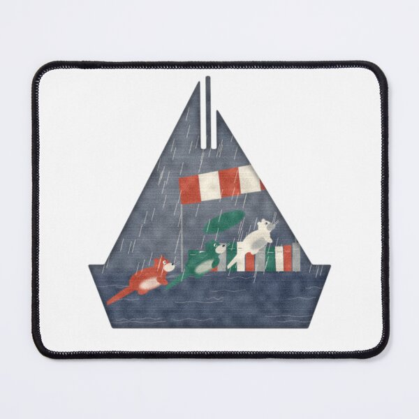 Item preview, Otters Browsing Books on a Rainy Day designed and sold by Pagetide.