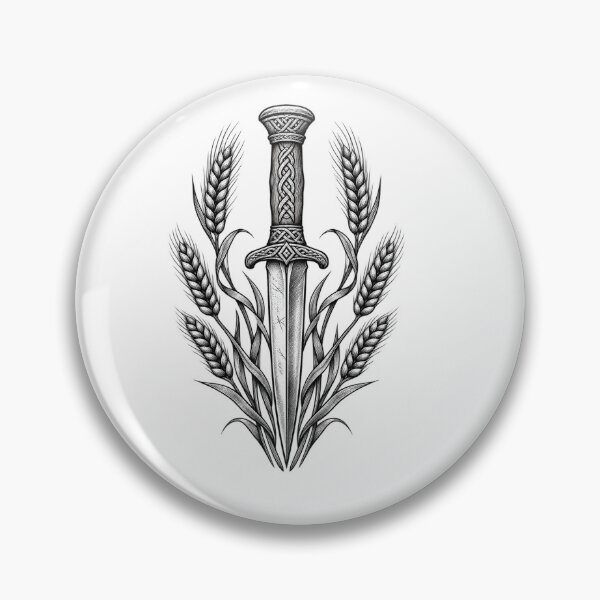 Item preview, Blade in the Wheat – Viking Peace Art designed and sold by REZA1212.