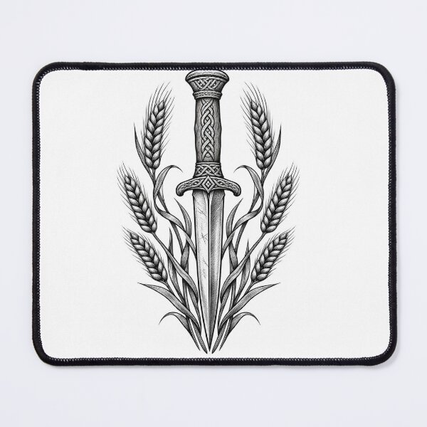 Item preview, Blade in the Wheat – Viking Peace Art designed and sold by REZA1212.