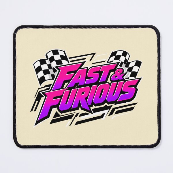 Item preview, Neon Checkered Flags Midnight Street Racing Drift Trophy designed and sold by FabbArtPrints.