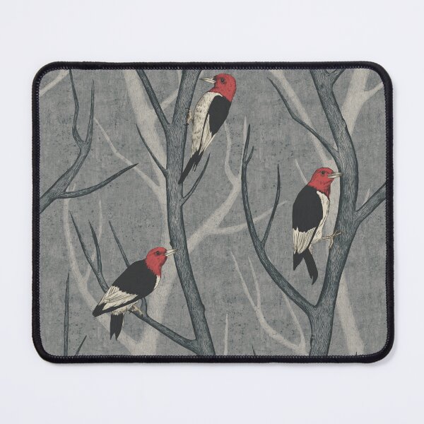 Item preview, Red-Headed Woodpeckers on Bare Winter Branches - Dark designed and sold by somecallmebeth.