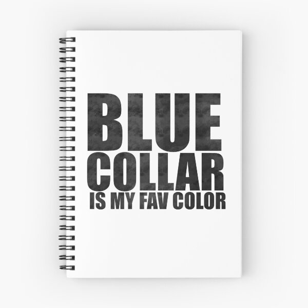 Item preview, Blue Collar Is My Fav Color - Blackout Distressed Typography designed and sold by BusyBialas.