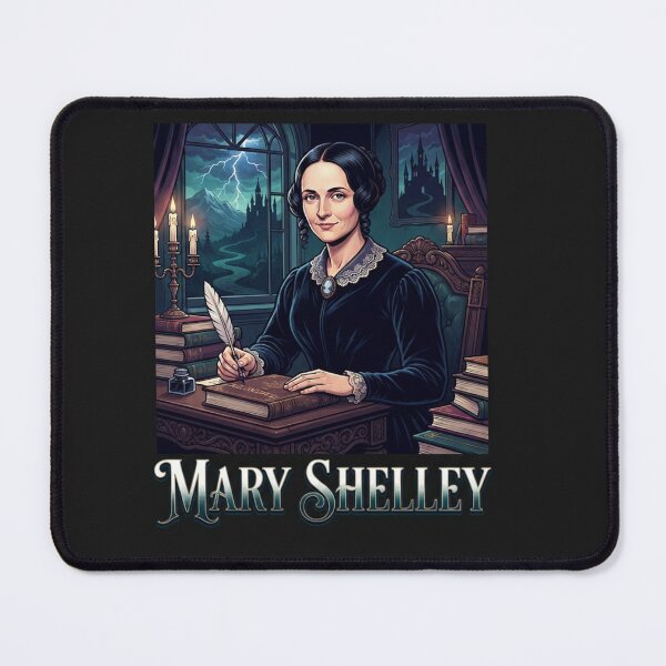 Item preview, Mary Shelley Gothic Author Portrait Illustration designed and sold by Owcomm.