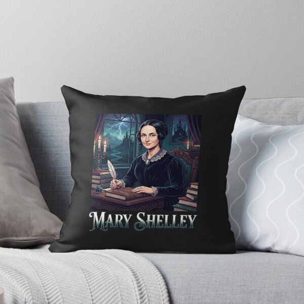 Item preview, Mary Shelley Gothic Author Portrait Illustration designed and sold by Owcomm.