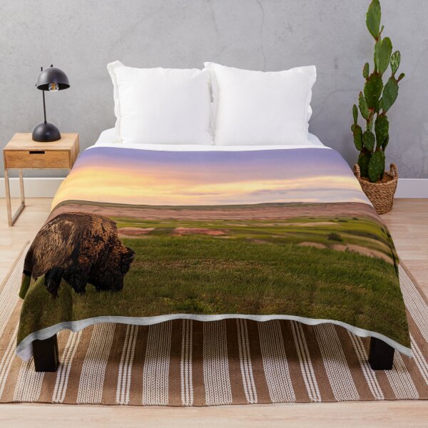 Artikelvorschau, Bisons bei Sonnenuntergang entworfen und verkauft von Brian Kerls Photography.