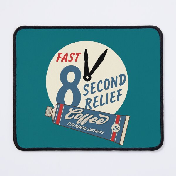Item preview, Funny Retro Coffee Mental Distress Relief Ad designed and sold by estudiopacifico.