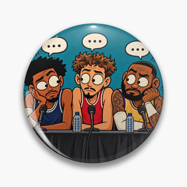 Item preview, Awkward Silence Press Conference Funny Sports designed and sold by ZACKBLOO.
