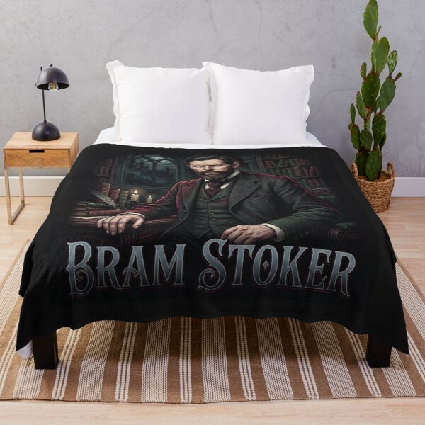 Item preview, Bram Stoker Portrait Gothic Author Artwork designed and sold by Owcomm.