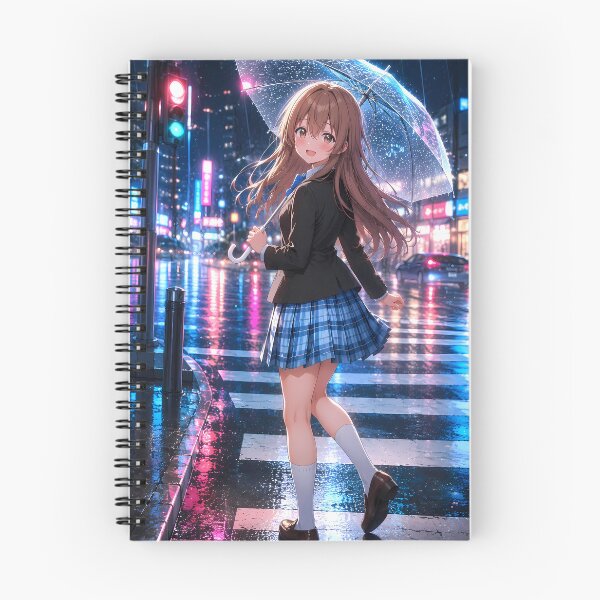 Item preview, Shouko Nishimiya A Silent Voice Neon Rainy Night designed and sold by mildaclairmo.