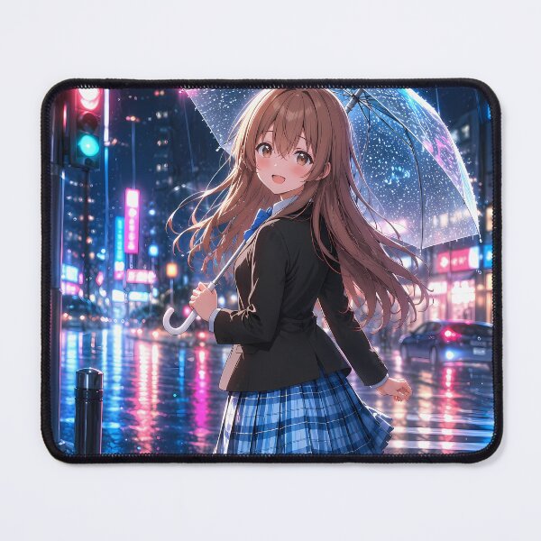 Item preview, Shouko Nishimiya A Silent Voice Neon Rainy Night designed and sold by mildaclairmo.