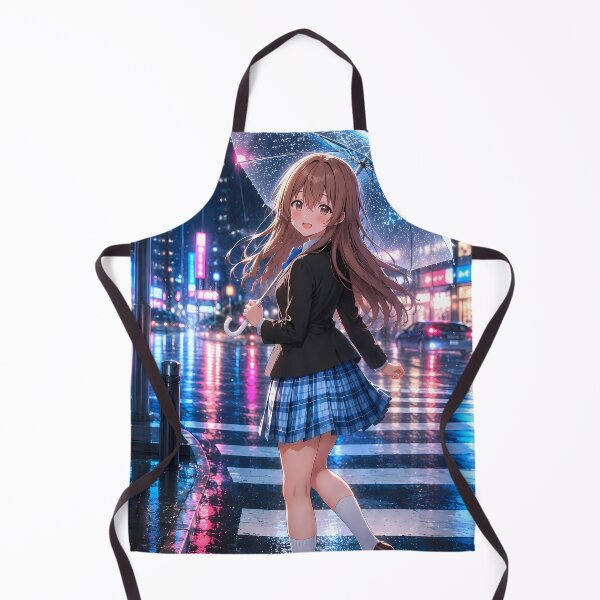 Item preview, Shouko Nishimiya A Silent Voice Neon Rainy Night designed and sold by mildaclairmo.