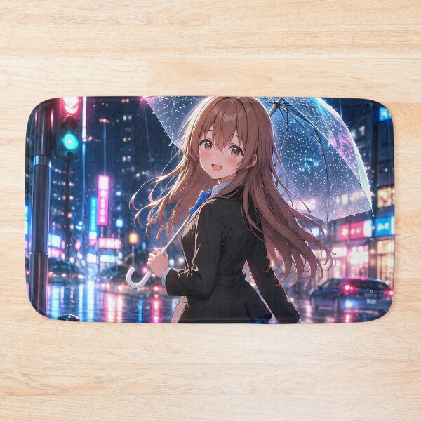 Item preview, Shouko Nishimiya A Silent Voice Neon Rainy Night designed and sold by mildaclairmo.