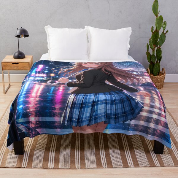 Item preview, Shouko Nishimiya A Silent Voice Neon Rainy Night designed and sold by mildaclairmo.