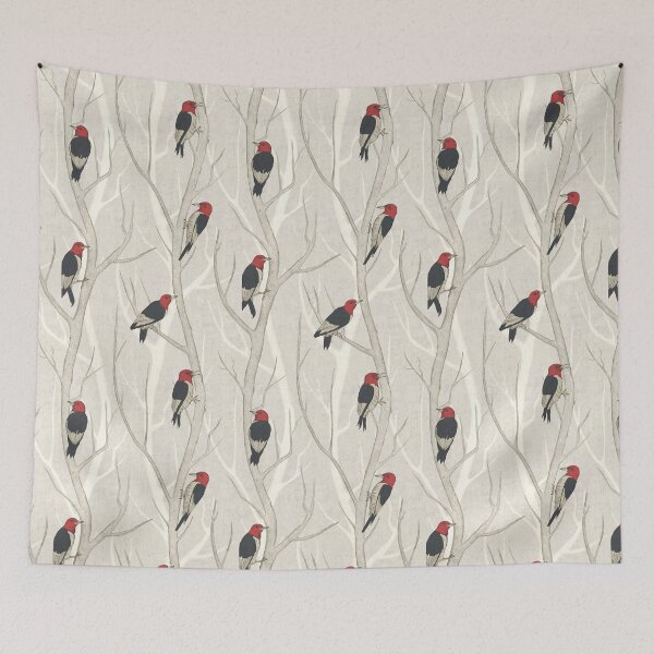 Item preview, Red-Headed Woodpeckers on Bare Winter Branches - Light designed and sold by somecallmebeth.