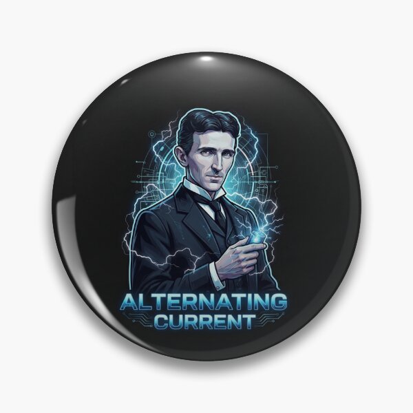 Item preview, Nikola Tesla Alternating Current Genius Inventor Portrait    designed and sold by Owcomm.