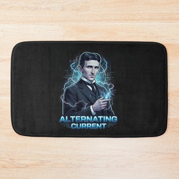 Item preview, Nikola Tesla Alternating Current Genius Inventor Portrait    designed and sold by Owcomm.