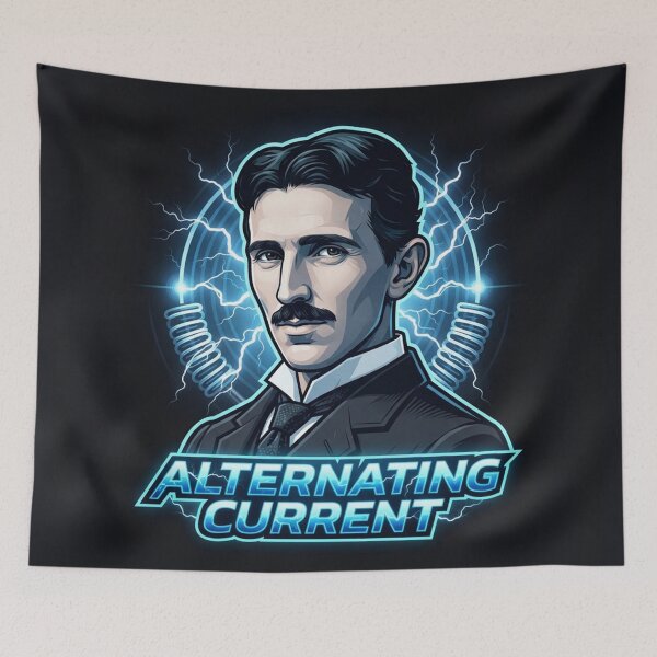 Item preview, Nikola Tesla Alternating Current Genius Inventor Science designed and sold by Owcomm.