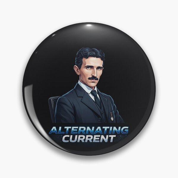 Item preview, Nikola Tesla Alternating Current Genius Inventor Portrait designed and sold by Owcomm.