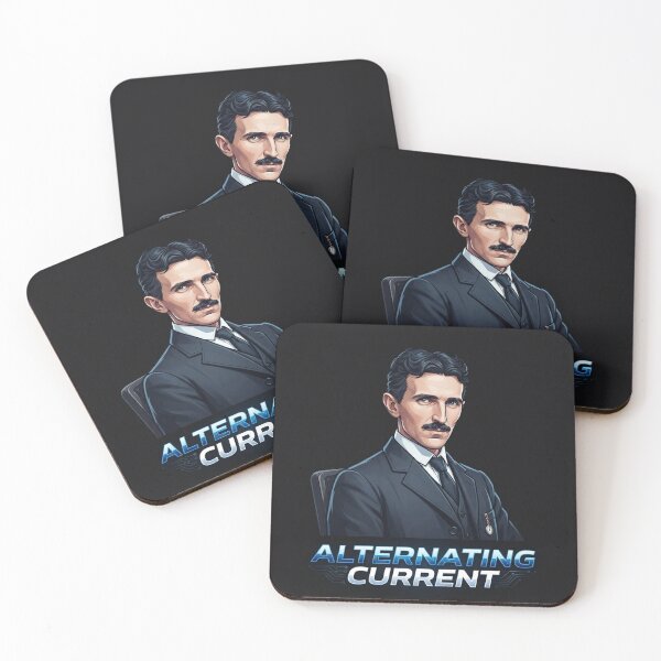 Item preview, Nikola Tesla Alternating Current Genius Inventor Portrait designed and sold by Owcomm.