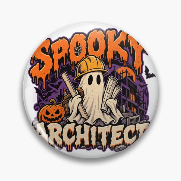 Item preview, Spooky Architect Funny Halloween Ghost Architecture Gift designed and sold by ZACKBLOO.