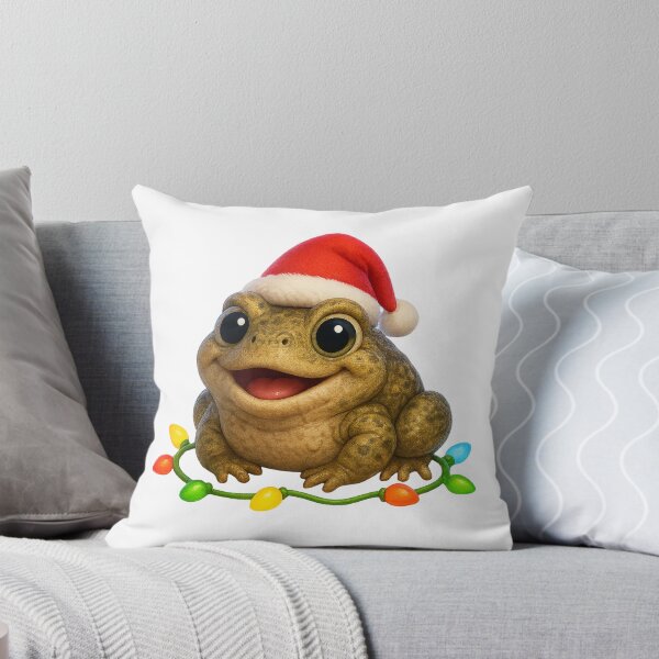 Item preview, Cheerful American Toad Christmas designed and sold by Sillytoe.