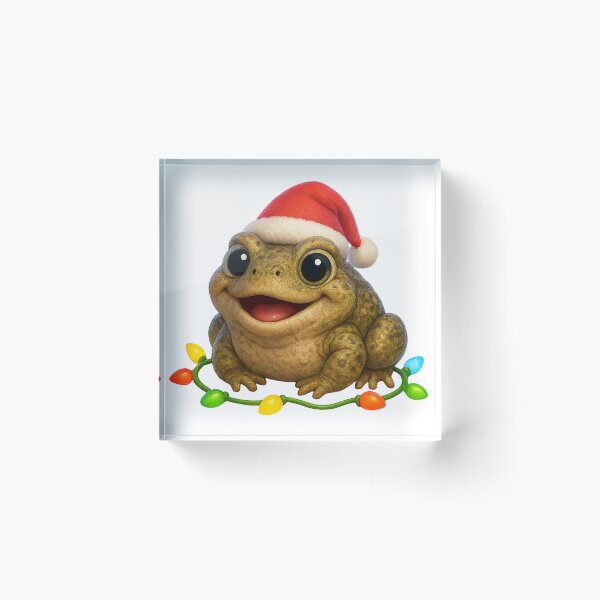 Artikelvorschau, Fröhliches Weihnachtsfest mit der Amerikanischen Kröte entworfen und verkauft von Sillytoe.