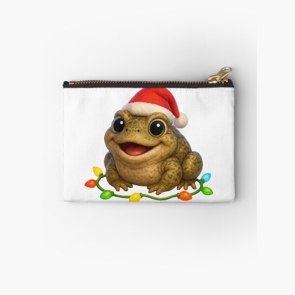 Item preview, Cheerful American Toad Christmas designed and sold by Sillytoe.