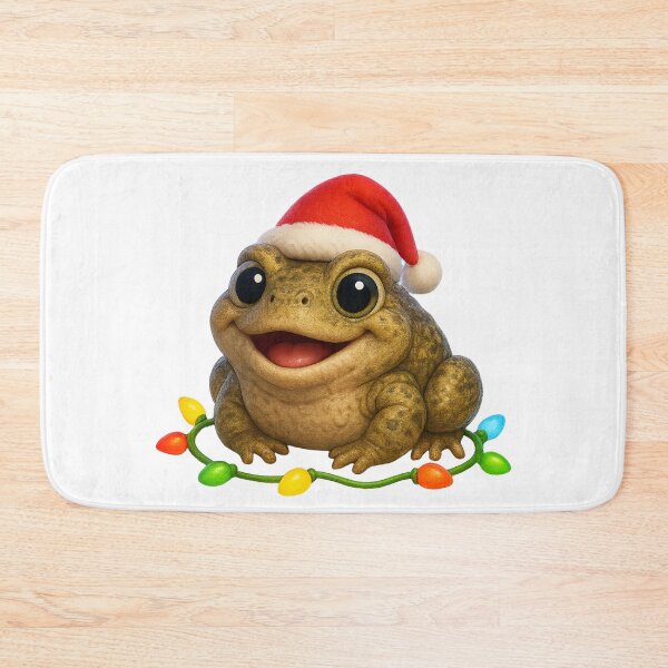 Item preview, Cheerful American Toad Christmas designed and sold by Sillytoe.