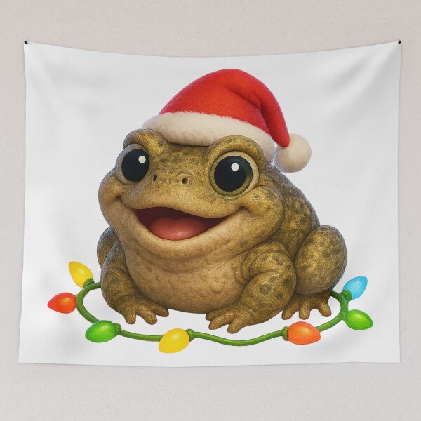 Item preview, Feliz Navidad del Sapo Americano designed and sold by Sillytoe.