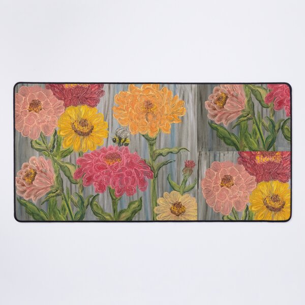 Item preview, Summer zinnias  designed and sold by JWPortman.