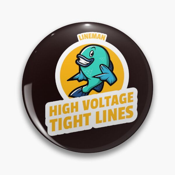 Item preview, LINEMAN  HIGH VOLTAGE , TIGHT LINES designed and sold by JamiesLocker.
